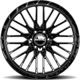 Purchase Top-Quality Vice Gloss Black Wheel by RTX (22x9 18mm) pa1