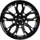 Purchase Top-Quality Spur Gloss Black Wheel by RTX (17x7.5 40mm) pa2