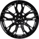 Purchase Top-Quality Spur Gloss Black Wheel by RTX (18x8 40mm) pa2