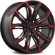 Purchase Top-Quality Black Widow Black Machined Red Wheel by RTX (17x7.5 42mm) pa1