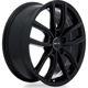 Purchase Top-Quality Solstice Gloss Black Wheel by RTX (17x7 42mm) pa2