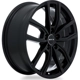 Purchase Top-Quality Solstice Gloss Black Wheel by RTX (18x7.5 42mm) pa1