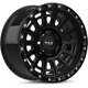 Purchase Top-Quality Striker Gloss Black with Milled Rivets Wheel by RTX (17x8.5 -10mm) pa1