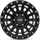 Purchase Top-Quality Striker Gloss Black with Milled Rivets Wheel by RTX (17x8.5 -10mm) pa2