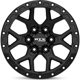 Purchase Top-Quality Storm Gloss Black with Milled Rivets Wheel by RTX (17x8.5 20mm) pa2