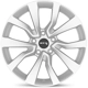 Purchase Top-Quality TS04 Hyper Silver Wheel by RTX (18x8 35mm) pa1