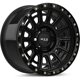 Purchase Top-Quality Striker Gloss Black with Milled Rivets Wheel by RTX (20x9 10mm) pa1