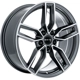 Purchase Top-Quality Kempten Satin Black with Machined Face Wheel by RTX (19x8 35mm) pa1