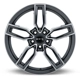 Purchase Top-Quality Kempten Satin Black with Machined Face Wheel by RTX (19x8 35mm) pa2
