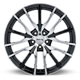 Purchase Top-Quality Passau Gloss Black Machined Face Wheel by RTX (20x9 30mm) pa2