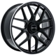 Purchase Top-Quality Leonburg Gloss Black with Machined Edge Wheel by RTX (20x8.5 38mm) pa1
