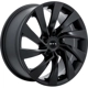 Purchase Top-Quality Varel Satin Black Wheel by RTX (18x8 38mm) pa1