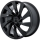 Purchase Top-Quality Varel Satin Black Wheel by RTX (18x8 38mm) pa4
