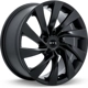 Purchase Top-Quality Varel Satin Black Wheel by RTX (19x8 38mm) pa5