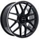 Purchase Top-Quality Leonburg Gloss Black with Machined Edge Wheel by RTX (21x9.5 38mm) pa1