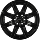 Purchase Top-Quality TEKNIK Gloss Black Wheel by RUFFINO (19x8.5 35mm) pa35