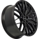 Purchase Top-Quality RUFFINO - RUF3519010 - TEKNIK Gloss Black Wheel (19x8.5 35mm) pa33