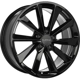 Purchase Top-Quality REACTOR Gloss Black Wheel by RUFFINO (19x8.5 35mm) pa32