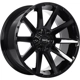 Purchase Top-Quality RUFFINO HARD - RUF4820004 - SINNER Gloss Black Wheel  20x9.0 0mm) pa31
