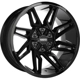 Purchase Top-Quality RUFFINO HARD - RUF5420004 - VOODOO Gloss Black Wheel (20x10.0 -12mm) pa32