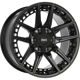 Purchase Top-Quality RUFFINO HARD - RUF631701 - XTREME Satin Black Wheel (17x9.0 20mm) pa1