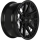 Purchase Top-Quality RUFFINO HARD - RUF631701 - XTREME Satin Black Wheel (17x9.0 20mm) pa3