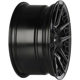Purchase Top-Quality RUFFINO HARD - RUF631701 - XTREME Satin Black Wheel (17x9.0 20mm) pa4