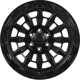Purchase Top-Quality RUFFINO HARD - RUF711701 - LGM-30 Satin Black Wheel (17x9.0 -15mm) pa33