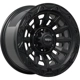Purchase Top-Quality RUFFINO HARD - RUF711801 - LGM-30 Satin Black Wheel (18x9.0 -15mm) pa32