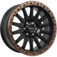 Purchase Top-Quality RUFFINO HARD - RUF742002 - BLAZE Satin Black - Satin Bronze Lip Wheel (20x9.0 25mm) pa1