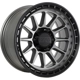 Purchase Top-Quality RUFFINO HARD - RUF811701 - MOJAVE Satin Grey - Black Lip Wheel  (17x8.5 -6mm) pa31