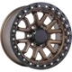 Purchase Top-Quality DUNE Satin Bronze Face - Satin Black Lip Wheel by RUFFINO HARD (17x8.0 35mm) pa1