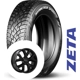 Purchase Top-Quality ZETA WINTER tire mounted on alloy wheel (265/70R17) pa1