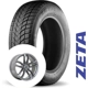 Purchase Top-Quality ZETA WINTER tire mounted on alloy wheel (205/50R17) pa1