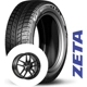 Purchase Top-Quality ZETA WINTER tire mounted on alloy wheel (195/65R15) pa1