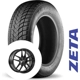 Purchase Top-Quality ZETA WINTER tire mounted on alloy wheel (225/50R17) pa1
