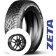 Purchase Top-Quality ZETA WINTER tire mounted on alloy wheel (225/60R17) pa1