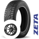 Purchase Top-Quality ZETA WINTER tire mounted on alloy wheel (235/55R17) pa1