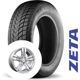 Purchase Top-Quality ZETA WINTER tire mounted on alloy wheel (205/55R16) pa1