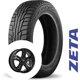 Purchase Top-Quality ZETA WINTER tire mounted on alloy wheel (235/65R17) pa1