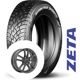Purchase Top-Quality ZETA WINTER tire mounted on alloy wheel (225/65R17) pa1