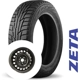 Purchase Top-Quality ZETA WINTER tire mounted on steel wheel (235/55R17) pa1