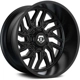 Purchase Top-Quality 544 Gloss Black Wheel by TIS WHEELS (22x12 -44mm) pa1