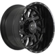 Purchase Top-Quality 544 Gloss Black - Milled Edge Wheel by TIS WHEELS (20x12 -44mm) pa35