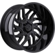 Purchase Top-Quality 544 Gloss Black Wheel by TIS WHEELS (20x9 1mm) pa31