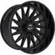 Purchase Top-Quality 547 Gloss Black Wheel by TIS WHEELS (20x9 18mm) pa31