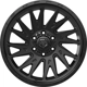 Purchase Top-Quality 547 Gloss Black Wheel by TIS WHEELS (20x9 18mm) pa33