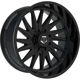 Purchase Top-Quality 547 Gloss Black Wheel by TIS WHEELS (20x9 0mm) pa31