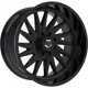 Purchase Top-Quality 547 Gloss Black Wheel by TIS WHEELS (20x10 -19mm) pa33