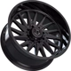 Purchase Top-Quality 547 Gloss Black Wheel by TIS WHEELS (24x12 -44mm) pa33
